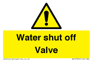 Water shut off Valve